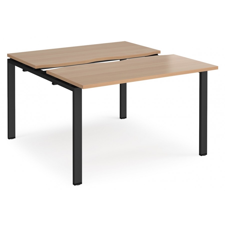 Adapt 1200mm Deep Sliding Top Double Starter Bench Desk